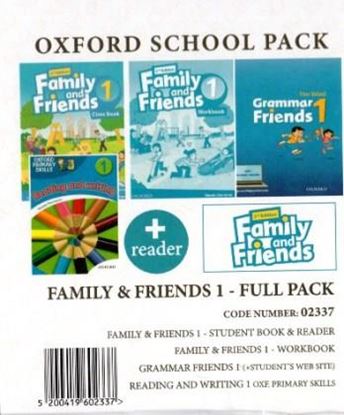 Εικόνα της FAMILY AND FRIENDS 1 FULL PACK (SB + WB + ALPHABET BOOK + GRAMMAR FRIENDS 1 + OXFORD PRIMARY SKILLS READING & WRITING 1 + READER