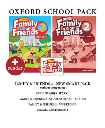 Εικόνα της FAMILY AND FRIENDS 2 NEW SMART PACK 2 (INCL. SB + MULTI-ROM + WB + READER) - 02351 2ND ED