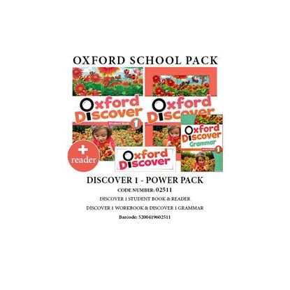 Εικόνα της OXFORD DISCOVER 1 POWER PACK (SB+ WB+ GRAMMA+ READER) - 02511