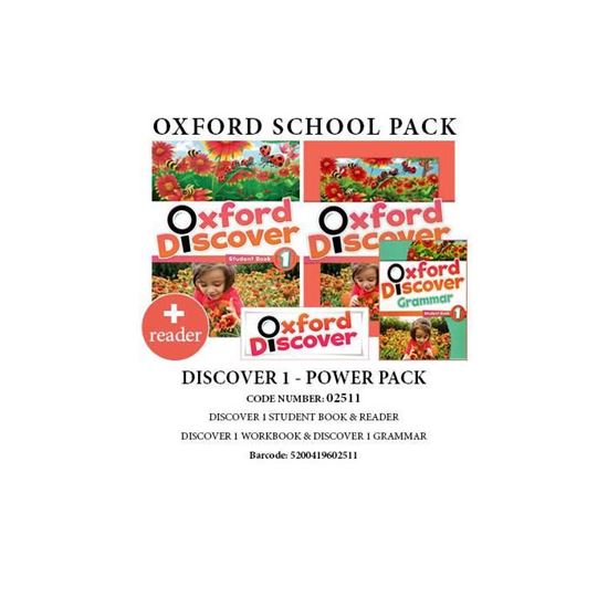 Εικόνα από OXFORD DISCOVER 1 POWER PACK (SB+ WB+ GRAMMA+ READER) - 02511