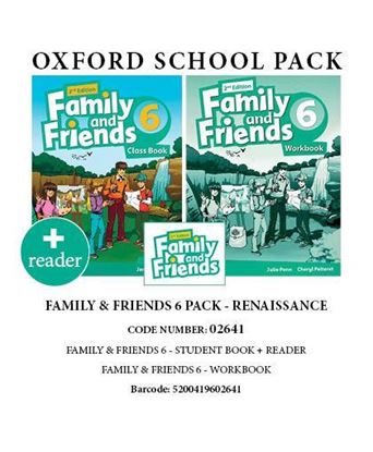 Εικόνα της FAMILY AND FRIENDS 6 RENAISSANCE PACK (SB + WB + GLOSSARY+ READER) - 02641