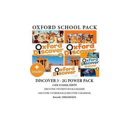Εικόνα της OXFORD DISCOVER 3 - 2G POWER PACK (SB+ WB+ READER+ DISCOVER 2 GRAMMAR) - 02658