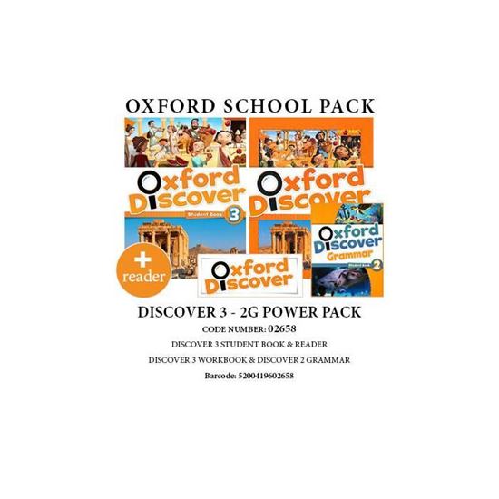 Εικόνα από OXFORD DISCOVER 3 - 2G POWER PACK (SB+ WB+ READER+ DISCOVER 2 GRAMMAR) - 02658