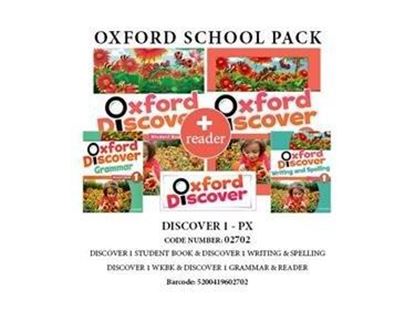 Εικόνα της OXFORD DISCOVER 1 PACK PX (SB+ WB+ GRAMMAR+ WRITING & SPELLING READER) - 02702