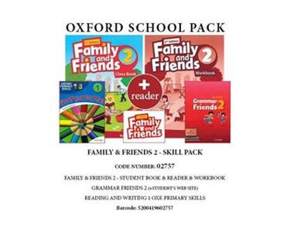 Εικόνα της FAMILY AND FRIENDS 2 SKILL PACK (SB+ WB+ GRAMMAR FRIENDS 2+ READING AND WRITING 1 OXF. PRIMARY SKILLS+ READER ) - 02757 2ND ED