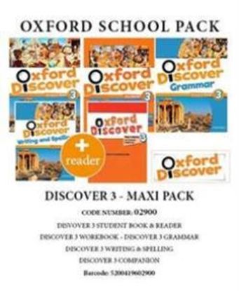 Εικόνα της OXFORD DISCOVER 3 PACK MAXI (SB + WB + GRAMMAR + COMPANION + WRITING & SPELLING + READER) - 02900