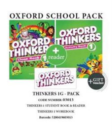 Εικόνα από OXFORD THINKERS 1G PACK (SB + WB + READER + GIFT VOUCHER) - 03013