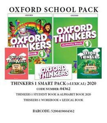 Εικόνα της OXFORD THINKERS 1 NEW SMART PACK (SB + WB + ALPHABET BOOK 2020 + LEXICAL BOOK) 2020 - 04362