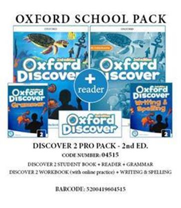 Εικόνα της OXFORD DISCOVER 2 2ND PRO PACK (SB+ WB (WITH ONLINE) + GRAMMAR+ WRITING & SPELLING + READER) - 04522