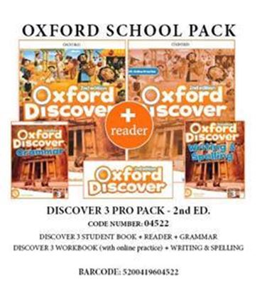 Εικόνα της OXFORD DISCOVER 3 2ND PRO PACK (SB+ WB (WITH ONLINE) + GRAMMAR+ WRITING & SPELLING + READER) - 04522