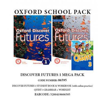 Εικόνα της OXFORD DISCOVER FUTURES 1 MEGA PACK (DISCOVER FUTURES 1 ST/BK DISCOVER FUTURES 1 WKBK (+ONLINE) QUEST 3 GRAMMAR WORDLIST) - 0659