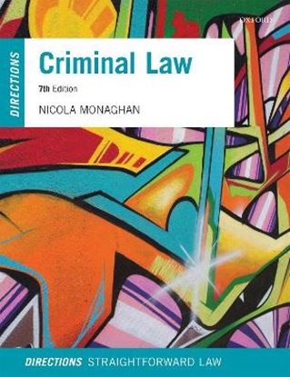 Εικόνα της CRIMINAL LAW DIRECTIONS