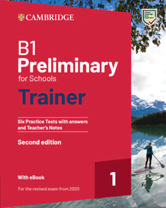 Εικόνα της CAMBRIDGE PRELIMINARY FOR SCHOOLS 1 TRAINER (+ E-BOOK) WITH ANSWERS