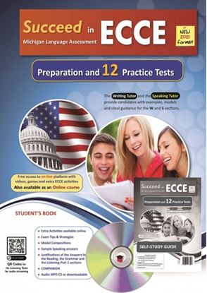 Εικόνα της SUCCEED IN MICHIGAN ECCE 12 PRACTICE TESTS SELF STUDY PACK 2021