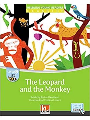 Εικόνα της THE LEOPARD AND THE MONKEY (LEVEL B) (+ONLINE CODE)