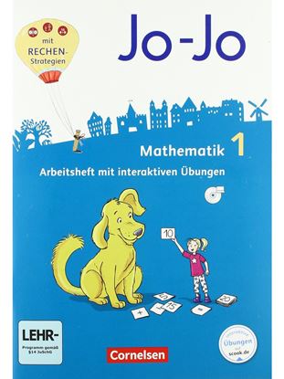 Εικόνα της JO-JO MATHEMATIK - ALLGEMEINE AUSGABE 2018 - 1. SCHULJAHR ARBEITSHEFT - MIT INTERAKTIVEN UBUNGEN ONLINE UND AUF CD-ROM, MIT ONLI