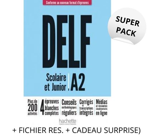 Εικόνα από SUPER PACK DELF SCOLAIRE & JUNIOR A2 NOUVEAU METHODE (+ FICHIER RES. + CADEAU SURPRISE)