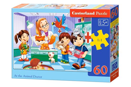 Εικόνα από ΠΑΙΧΝΙΔΙ PUZZLE CASTORLAND ΑΤ ΤΗΕ ANIMAL DOCTOR 60 ΤΕΜΑΧΙΑ