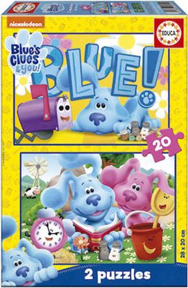 Εικόνα της ΠΑΙΧΝΙΔΙ PUZZLE EDUCA ΠΑΙΔΙΚΑ BLUE'S CLUES 2 ΠΑΖΛ 20 ΤΕΜΑΧΙΑ