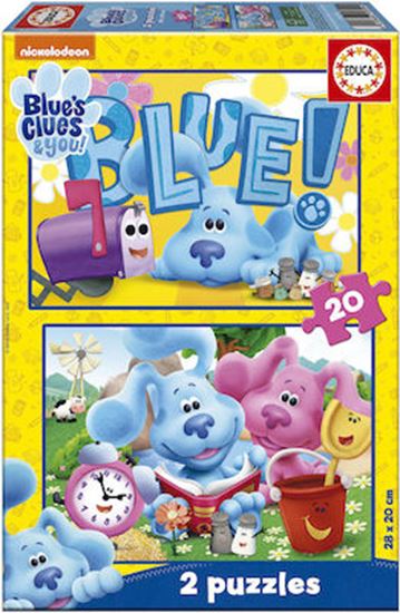 Εικόνα από ΠΑΙΧΝΙΔΙ PUZZLE EDUCA ΠΑΙΔΙΚΑ BLUE'S CLUES 2 ΠΑΖΛ 20 ΤΕΜΑΧΙΑ