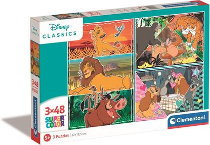 Εικόνα της CLEMENTONI ΠΑΙΔΙΚΟ ΠΑΖΛ SUPERCOLOR DISNEY CLASSIC (3X48 TMX)