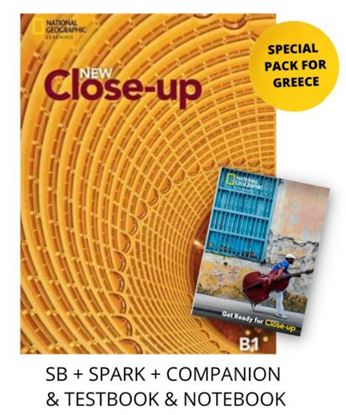 Εικόνα της NEW CLOSE-UP B1 SPECIAL PACK FOR GREECE (SB+SPARK+COMPANION+TESTBOOK+NOTEBOOK)