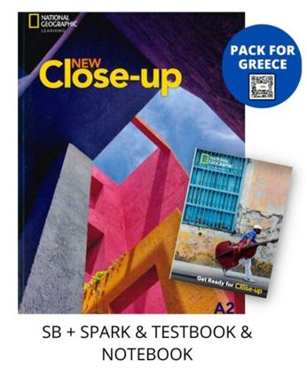 Εικόνα της NEW CLOSE-UP A2 PACK FOR GREECE (SB + SPARK & TESTBOOK & NOTEBOOK)