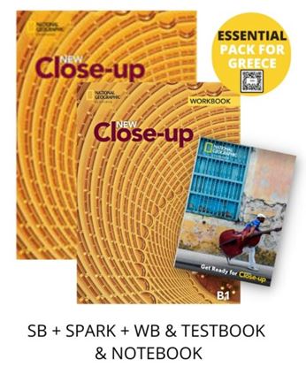 Εικόνα της NEW CLOSE-UP B1 ESSENTIAL PACK FOR GREECE (SB + SPARK + WB & TESTBOOK & NOTEBOOK)