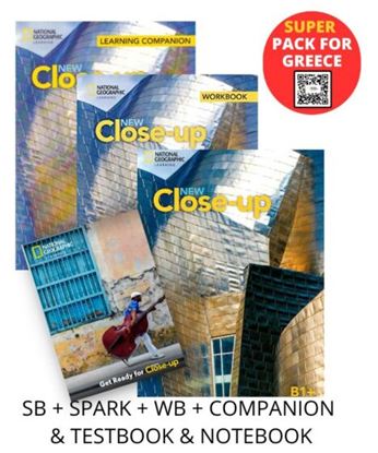 Εικόνα της NEW CLOSE-UP B1+ SUPER PACK FOR GREECE (SB + SPARK + WB + COMPANION & TESTBOOK & NOTEBOOK)