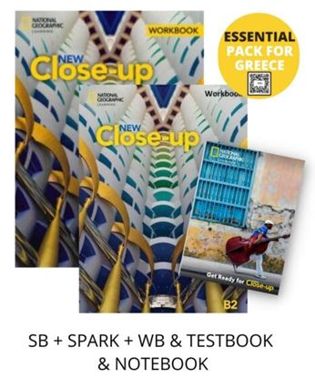 Εικόνα της NEW CLOSE-UP B2 ESSENTIAL PACK FOR GREECE (SB + SPARK + WB & TESTBOOK & NOTEBOOK)