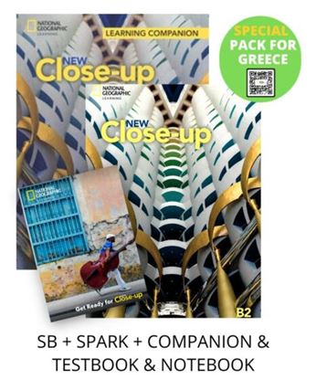 Εικόνα της NEW CLOSE-UP B2 SPECIAL PACK FOR GREECE (SB + SPARK + COMPANION & TESTBOOK & NOTEBOOK)