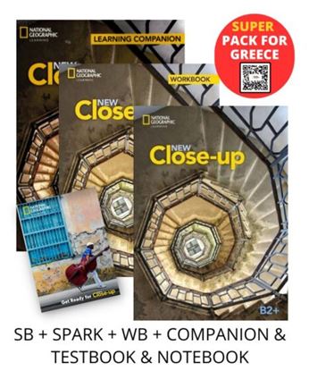 Εικόνα της NEW CLOSE-UP B2+ SUPER PACK FOR GREECE (SB + SPARK + WB + COMPANION & TESTBOOK & NOTEBOOK)