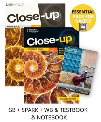 Εικόνα της CLOSE-UP C1 ESSENTIAL PACK FOR GREECE (SB + SPARK + WB & TESTBOOK & NOTEBOOK) 2ND ED