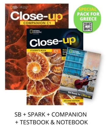 Εικόνα της CLOSE-UP C1 SPECIAL PACK FOR GREECE (SB + SPARK + COMPANION & TESTBOOK & NOTEBOOK)