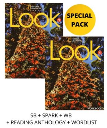 Εικόνα της LOOK 1 SPECIAL PACK FOR GREECE (SB + SPARK + WB + READING ANTHOLOGY & WORDLIST) BRIT. ED