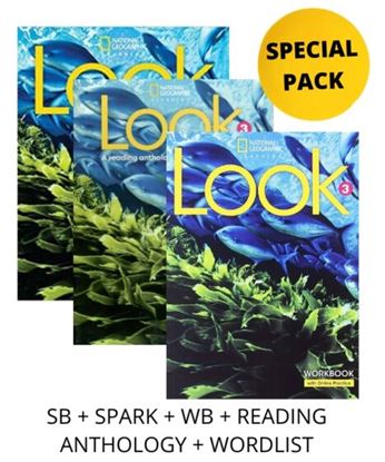 Εικόνα της LOOK 3 SPECIAL PACK FOR GREECE (SB + SPARK + WB + READING ANTHOLOGY & WORDLIST) BRIT. ED