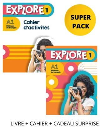 Εικόνα της EXPLORE 1 SUPER PACK (LIVRE + CAHIER + CADEAU SURPRISE)