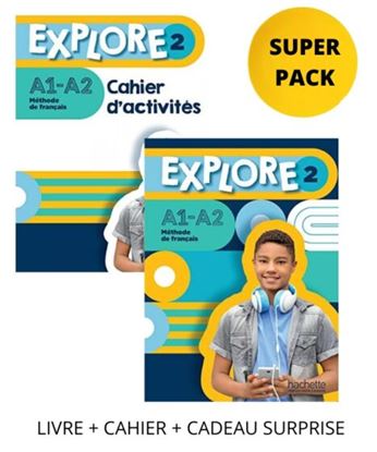 Εικόνα της EXPLORE 2 SUPER PACK (LIVRE + CAHIER + CADEAU SURPRISE)