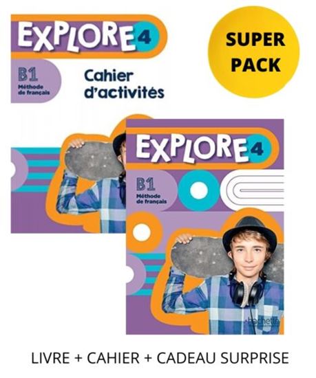 Εικόνα από EXPLORE 4 SUPER PACK (LIVRE + CAHIER + CADEAU SURPRISE)