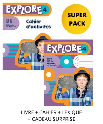 Εικόνα της EXPLORE 4 SUPER PACK (LIVRE + CAHIER + LEXIQUE + CADEAU SURPRISE)