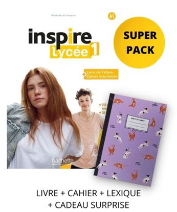 Εικόνα της INSPIRE LYCEE 1 SUPER PACK (LIVRE + CAHIER + LEXIQUE + CADEAU SURPRISE)