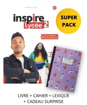 Εικόνα της INSPIRE LYCEE 2 SUPER PACK (LIVRE + CAHIER + LEXIQUE + CADEAU SURPRISE)