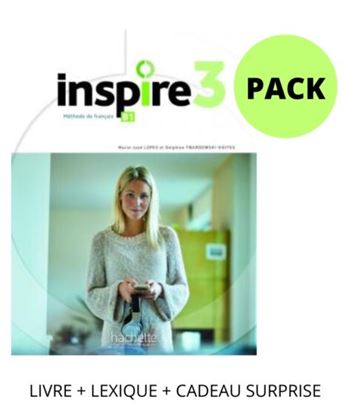 Εικόνα της INSPIRE 3 PACK (LIVRE + LEXIQUE + CADEAU SURPRISE)