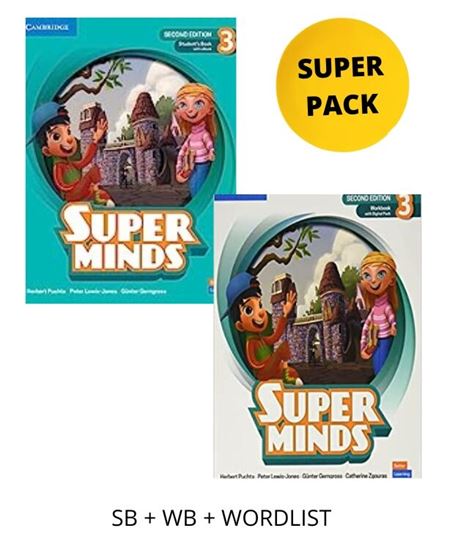 Εικόνα από SUPER MINDS 3 SUPER PACK (SB + WB + WORDLIST)