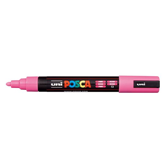 Εικόνα από ΜΑΡΚΑΔΟΡΟΙ UNI POSCA PC-5M MEDIUM PINK