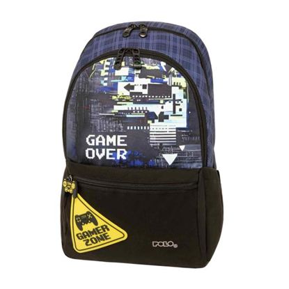 Εικόνα της ΣΧΟΛΙΚΗ ΤΣΑΝΤΑ ΠΛΑΤΗΣ POLO MINOR GAMER ZONE 901038-8225