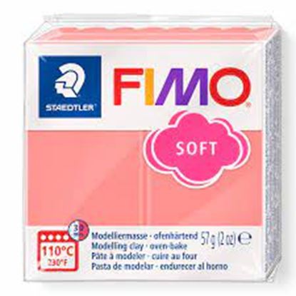 Εικόνα της ΠΗΛΟΣ FIMO SOFT 57g PINK-GRAPEFRUIT