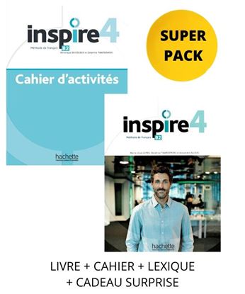 Εικόνα της INSPIRE 4 SUPER PACK (LIVRE + CAHIER + LEXIQUE + CADEAU SURPRISE)