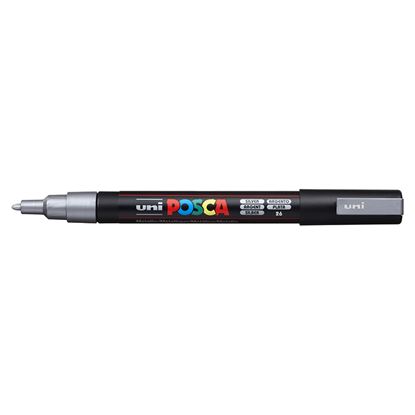 Εικόνα της ΜΑΡΚΑΔΟΡΟΙ UNI POSCA PC-3M FINE SILVER