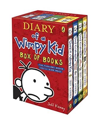Εικόνα της DIARY OF A WIMPY KID BOX OF BOOKS (1-4)